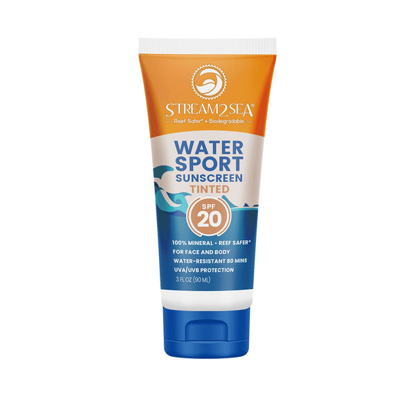 Stream2Sea Tinted Sunscreen for Face and Body Sport - SPF 20