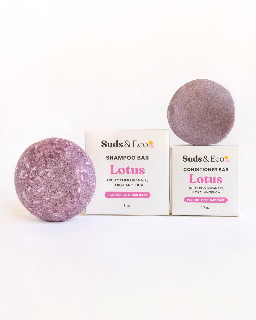 Suds & Eco Lotus Shampoo & Conditioner Bar Duo