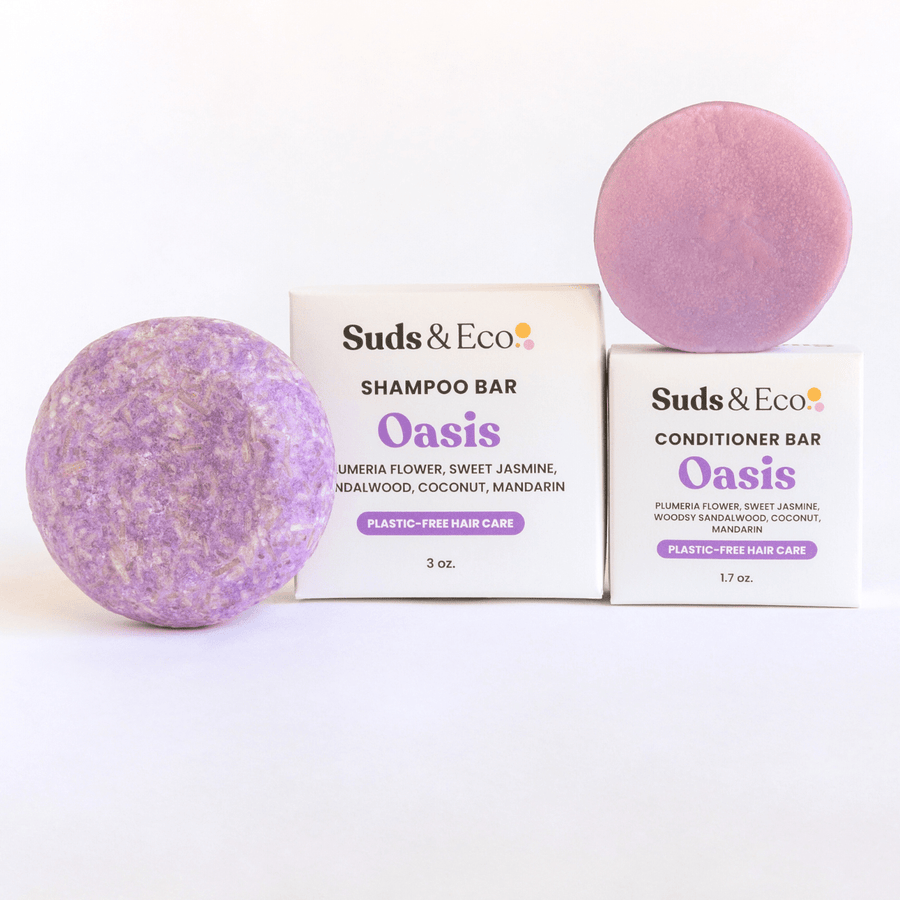 Suds & Eco Oasis Shampoo & Conditioner Bar Duo