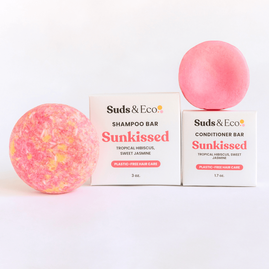 Suds & Eco Sunkissed Shampoo & Conditioner Bar Duo