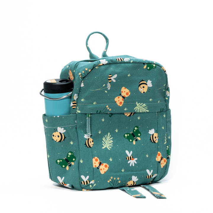 Terra Thread® Bees and Butterflies Semi Mini Backpack