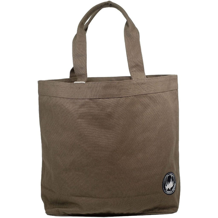 Terra Thread® Chestnut Brown Lupa Canvas Tote Bag