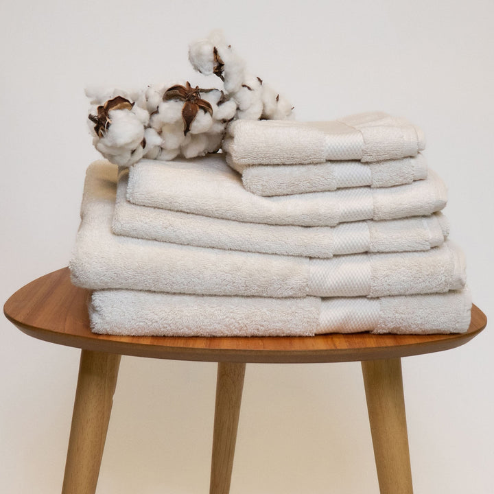 Terra Thread® Cream Organic Cotton Towels