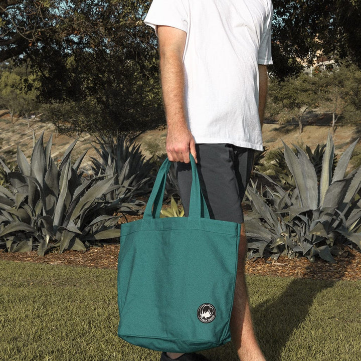 Terra Thread® Deep Sea Teal Lupa Canvas Tote Bag