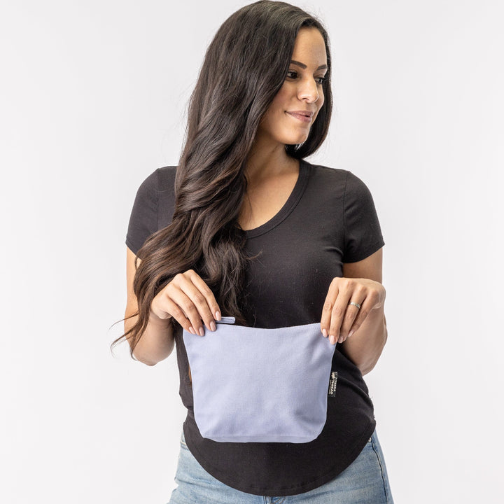 Terra Thread® Lavender Eco friendly Makeup Bag - Lok Pouch