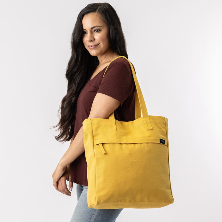 Terra Thread® Mustard Yellow Executive Work Tote Bag