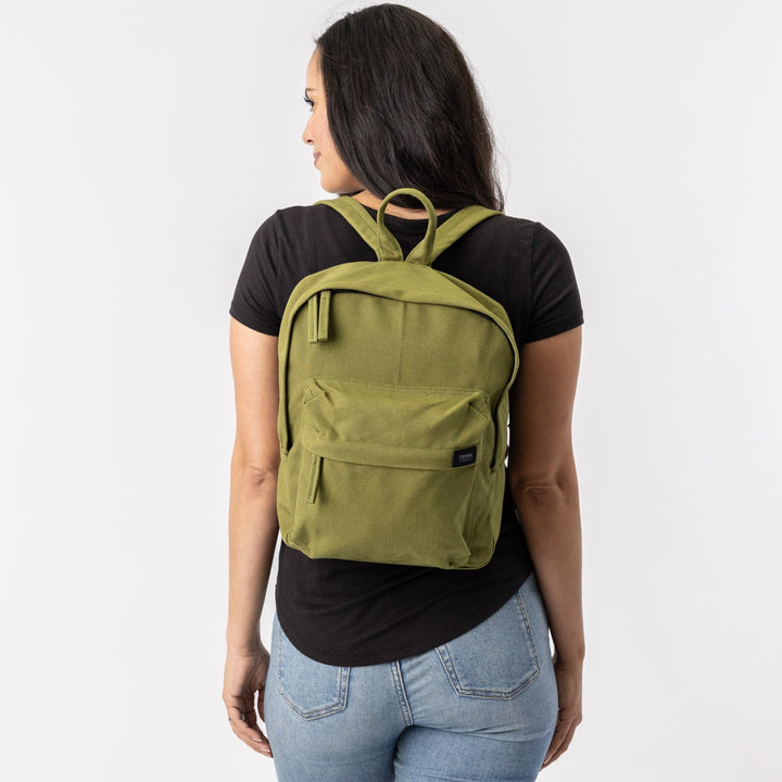 Terra Thread® Olive Green Zem Mini Backpack