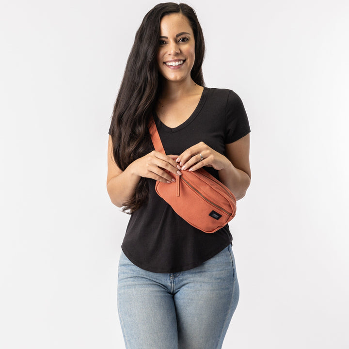 Terra Thread® Organic Cotton Fanny Pack - Belt Bag, Waist Bag