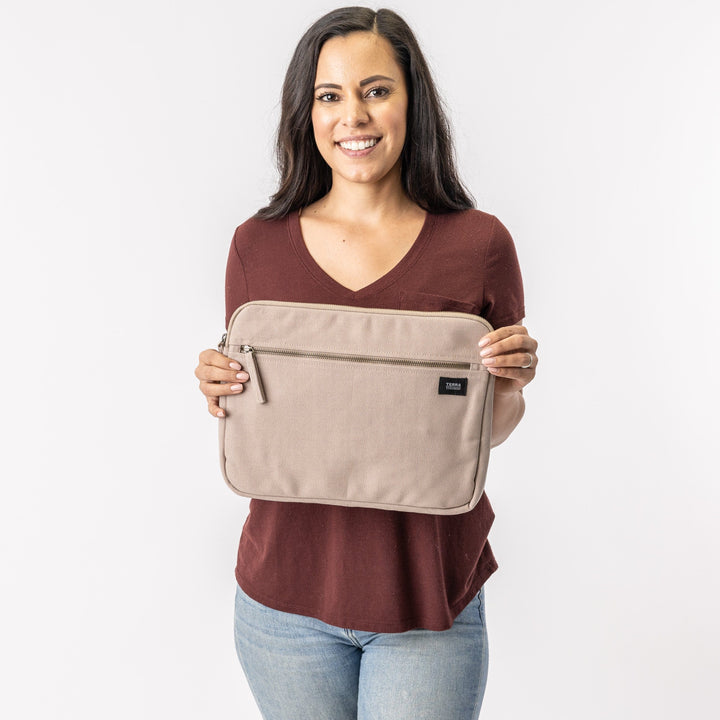 Terra Thread® Organic Cotton Laptop Sleeve 13in