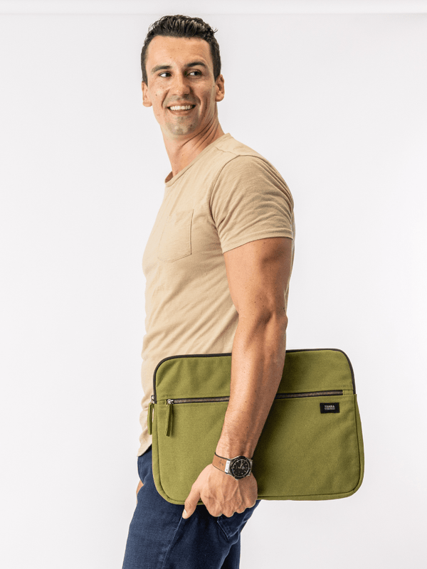 Terra Thread® Organic Cotton Laptop Sleeve 15 in