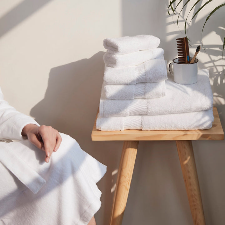 Terra Thread® White Organic Cotton Towels