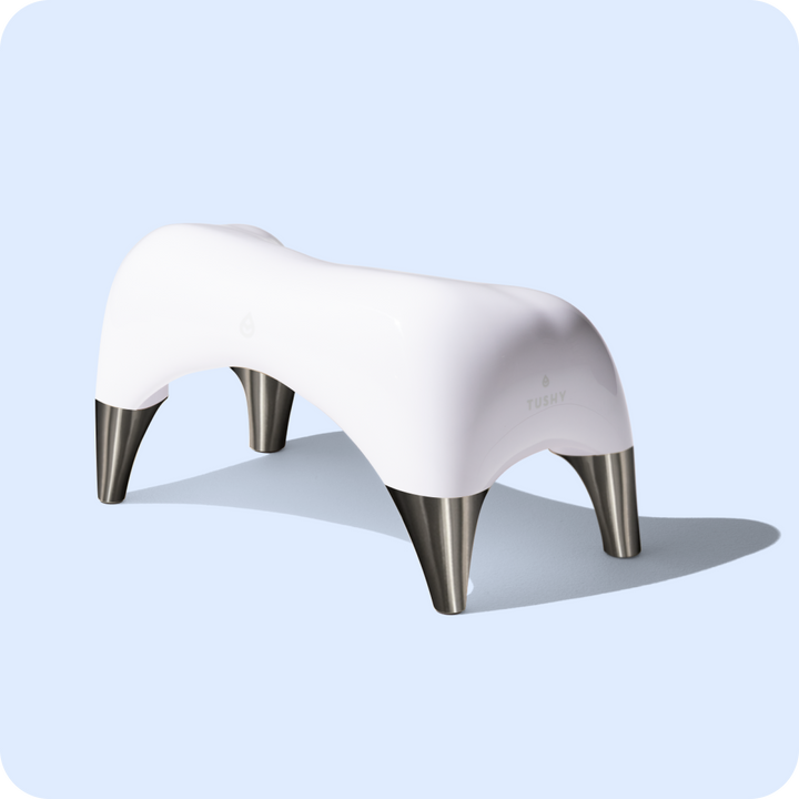 TUSHY Brushed Nickel / Original TUSHY Ottoman
