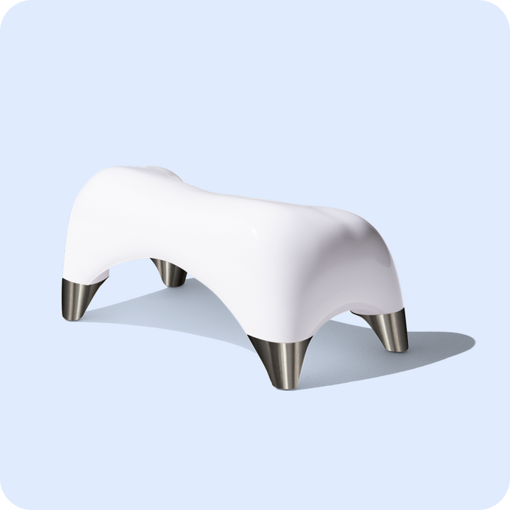 TUSHY Brushed Nickel / Relaxed TUSHY Ottoman