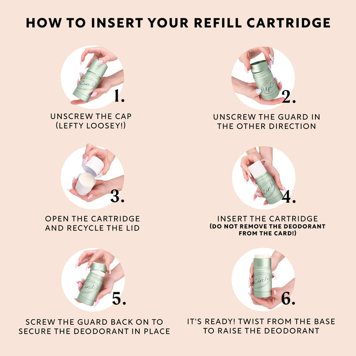 UpCircle 3x Deodorant Refill - Macadamia + Bergamot (Plastic-Free)
