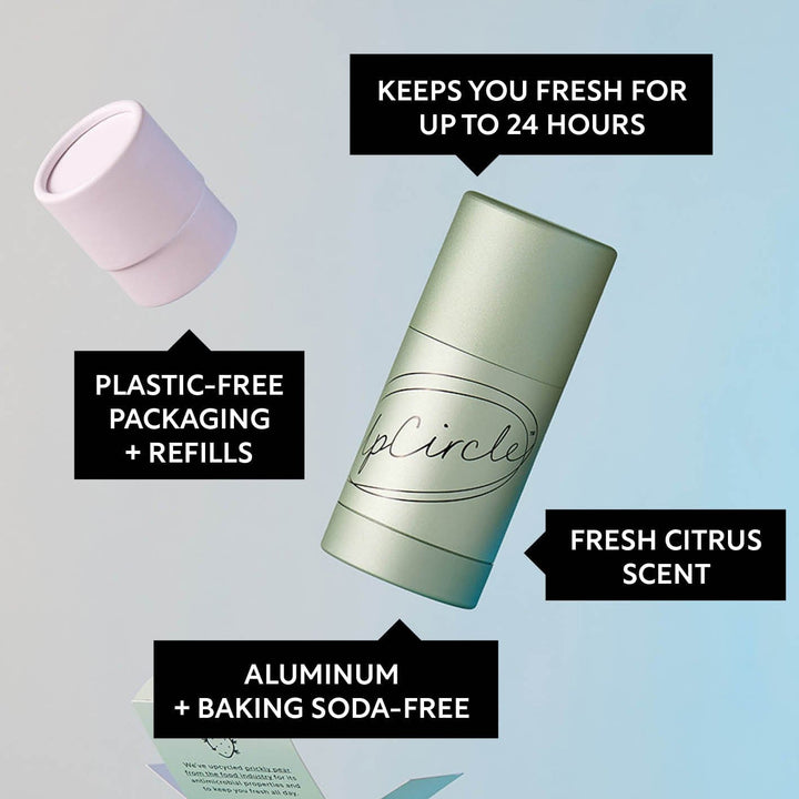 UpCircle Beauty 3x Deodorant Refill - Macadamia + Bergamot (Plastic-Free)