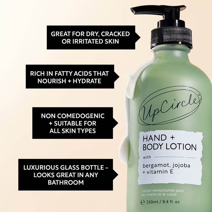 UpCircle Beauty Hand + Body Lotion with Bergamot Water