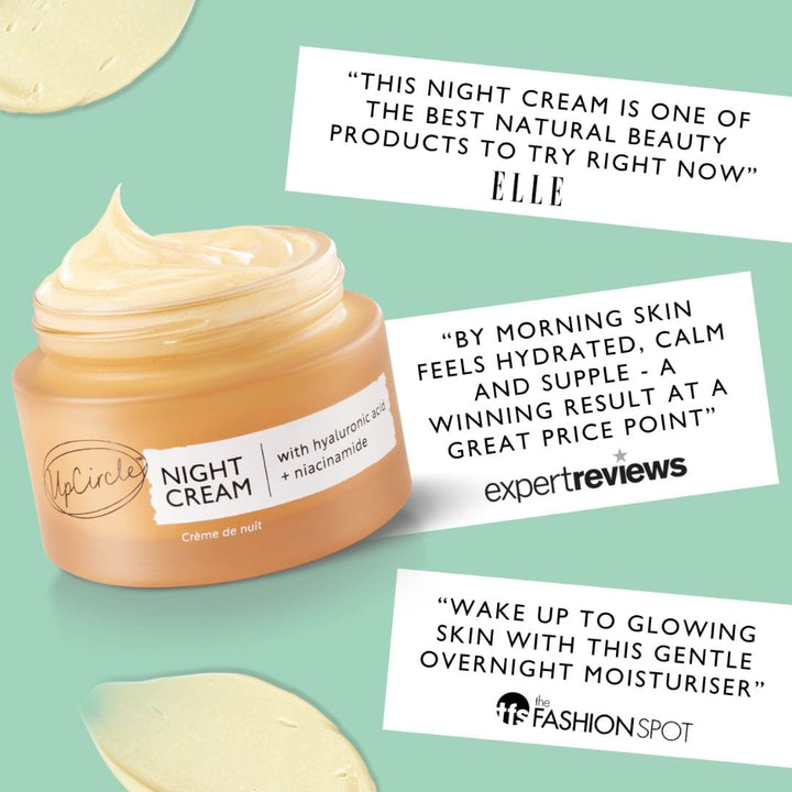 UpCircle Beauty Night Cream with Hyaluronic Acid & Niacinamide