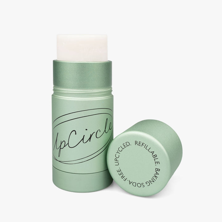 UpCircle Beauty Refillable Natural Deodorant with Macadamia + Bergamot - Aluminum-Free, Eco-Friendly, and Biodegradable