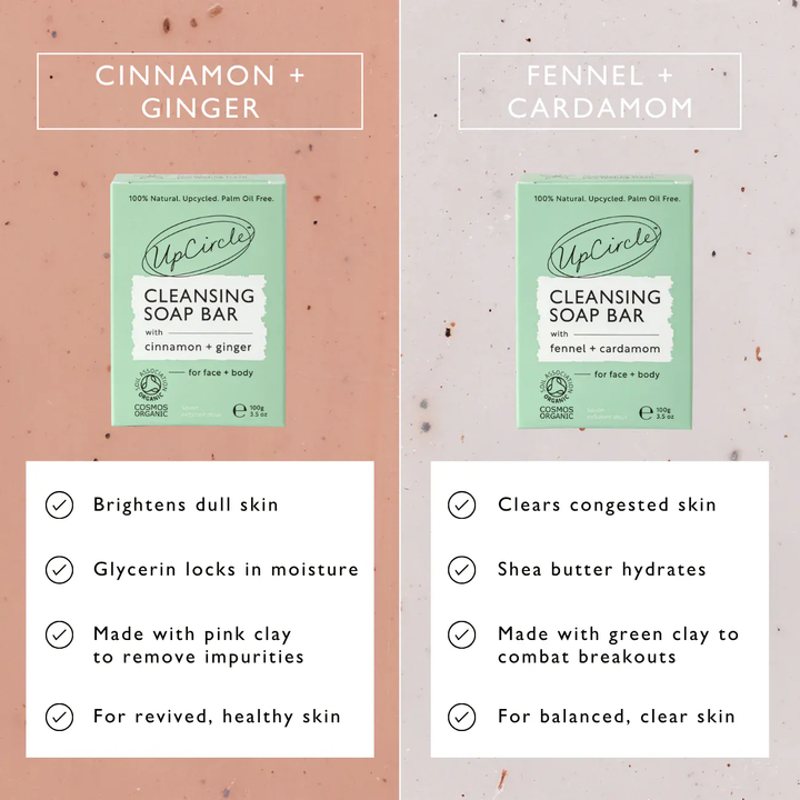 UpCircle Cinnamon + Ginger Cleansing Bar