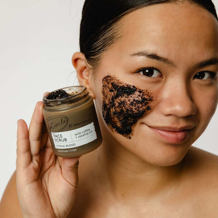 UpCircle Coffee Face Scrub - Floral Blend for Sensitive Skin