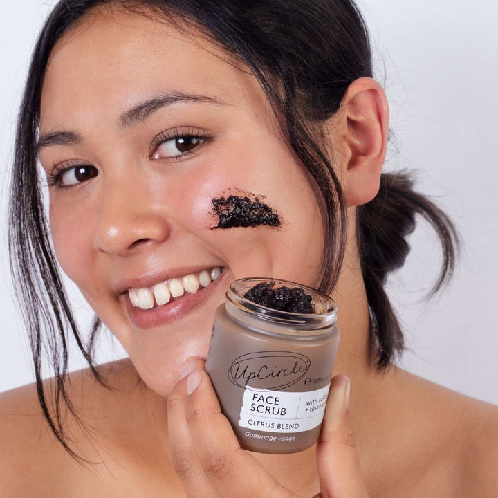 UpCircle Coffee Face Scrub - Floral Blend for Sensitive Skin
