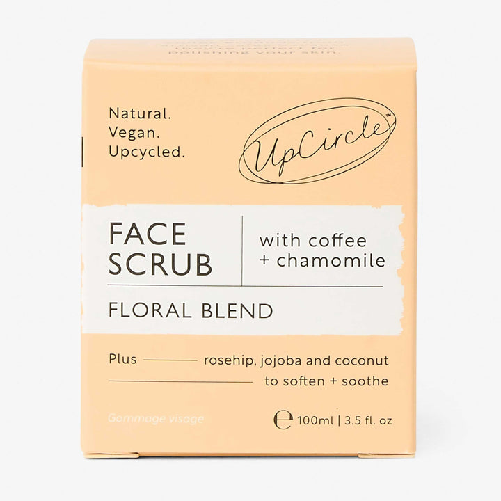 UpCircle Coffee Face Scrub - Floral Blend for Sensitive Skin