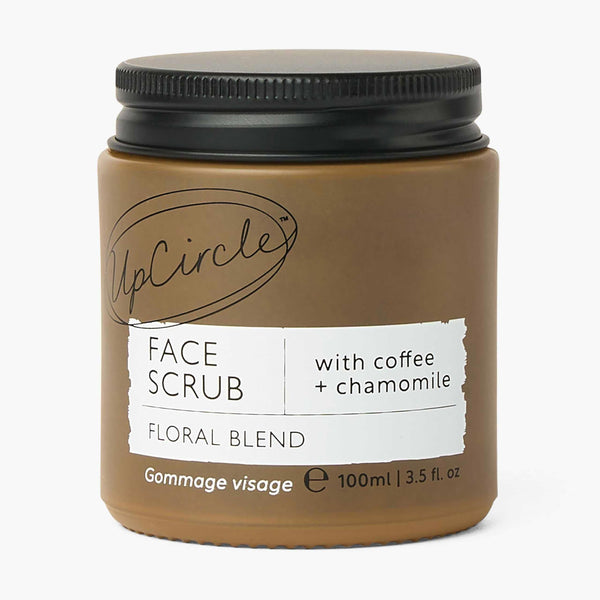 UpCircle Coffee Face Scrub - Floral Blend for Sensitive Skin