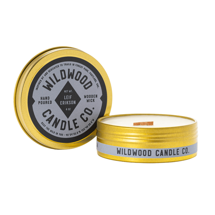 Wildwood Candle Co. Leif Erikson Travel Candle - 4oz