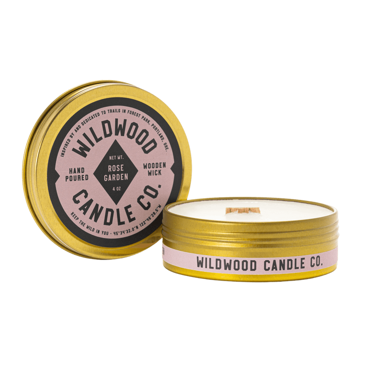 Wildwood Candle Co. Rose Garden Travel Candle - 4oz