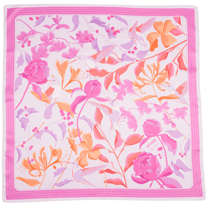 Wrappr Pink / Small (18") / Recycled Polyester Furoshiki Gift Wrap Vibrance by Danni Ha