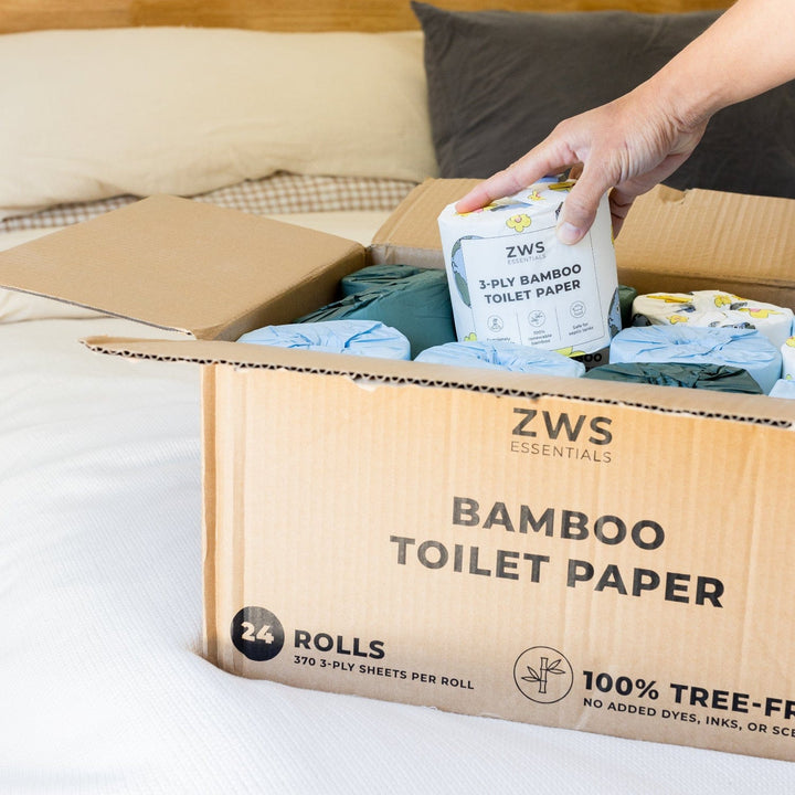 ZWS Essentials 24-Pack Bamboo Toilet Paper
