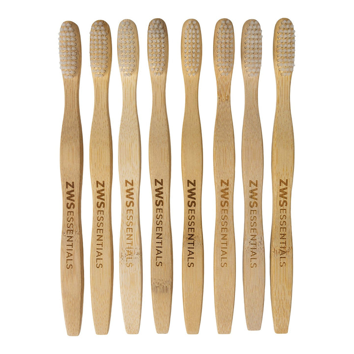 ZWS Essentials 8-Pack Bamboo Toothbrush