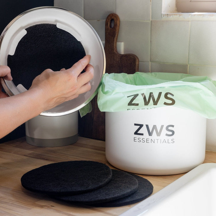 ZWS Essentials Countertop Compost Bin Replacement Filter