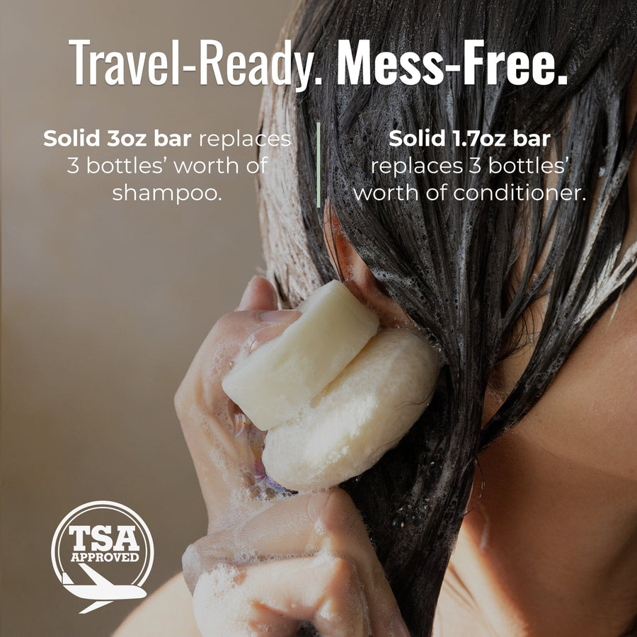 ZWS Essentials Shampoo & Conditioner Bar Duo