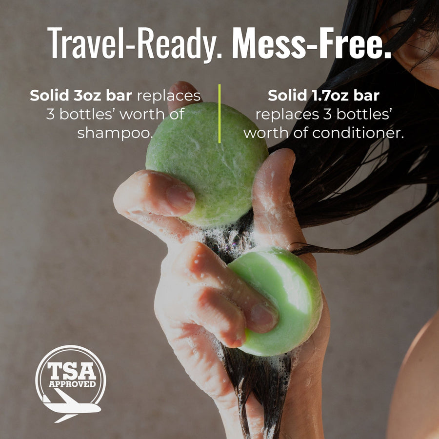 ZWS Essentials Shampoo & Conditioner Bar Duo