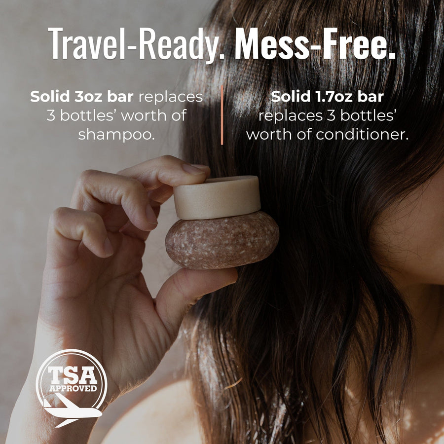 ZWS Essentials Shampoo & Conditioner Bar Duo