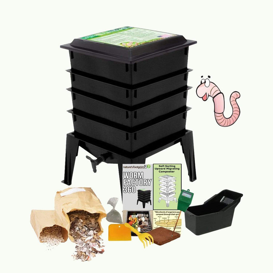 Nature's Footprint With Worms Worm Factory Compost System