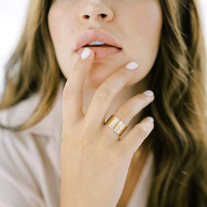 Sara Patino Jewelry Gold Moonlight Ring