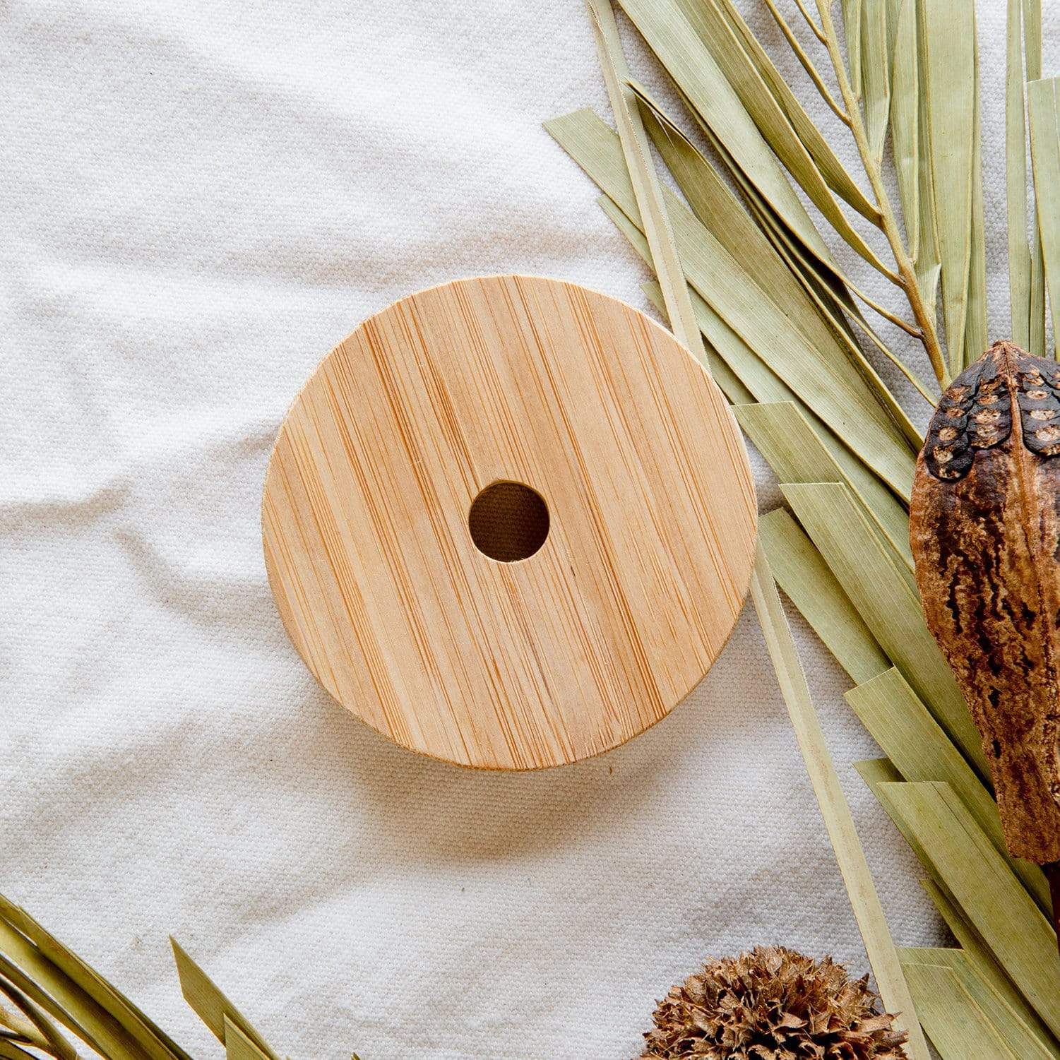 Bamboo Mason Jar Lid – We Fill Good