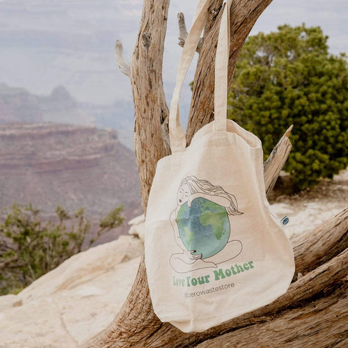 Yoga Mama Eco-Friendly Canvas Tote Bag