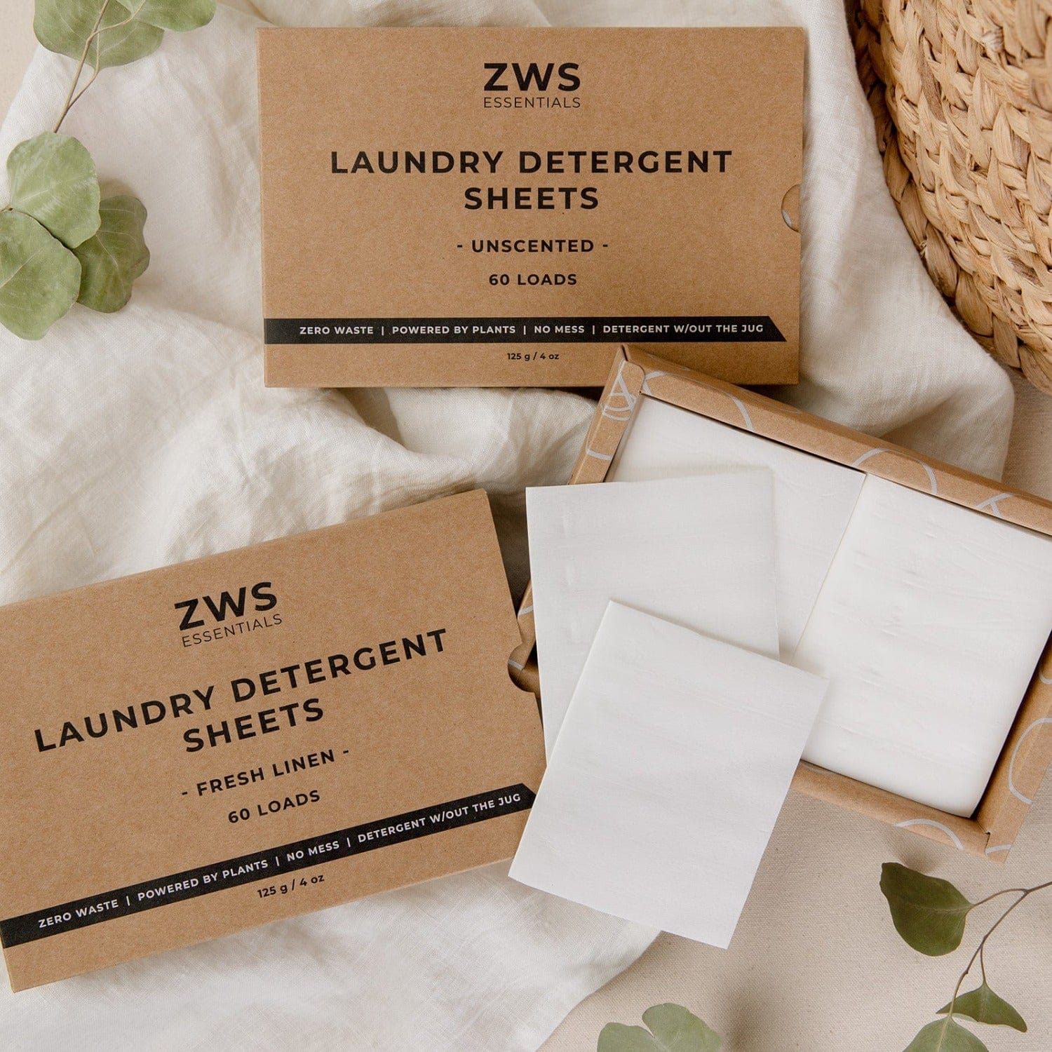 Laundry Detergent Sheets - Zero Waste Laundry Sheets - 60 Loads