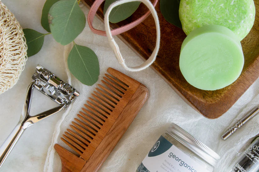 We spend a lot of time in the bathroom and a lot of these products are single use products and/or made of plastic. Start swapping out these items and before you know it you’ll have a zero waste bathroom.  